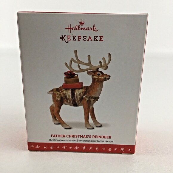 Hallmark Christmas Ornament Father Christmas's Reindeer Limited Edition New 2016